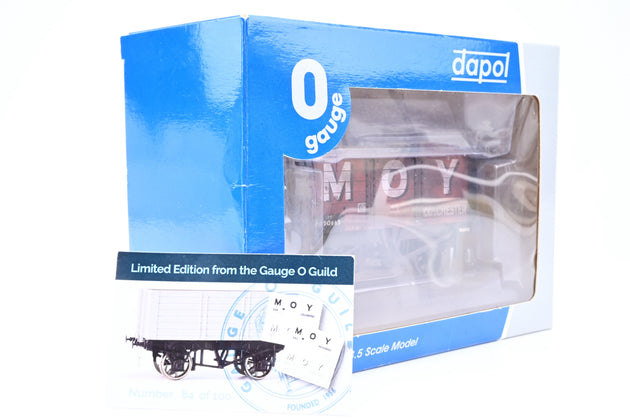 Dapol O Gauge 7 Plank Open Wagon M.O.Y Weathered No.P150663 - Boxed