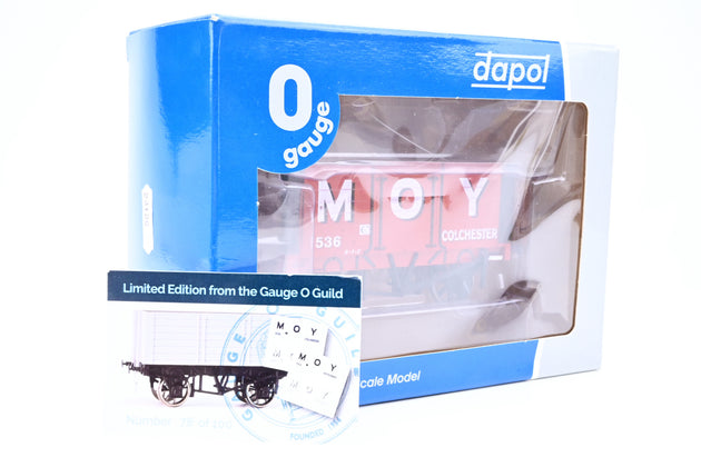 Dapol O Gauge 7 Plank Open Wagon M.O.Y No.536 - Boxed