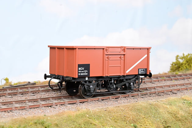 Dapol O Gauge 7F-030-009 16T Steel Mineral Wagon BR Bauxite No.B582100 - Boxed