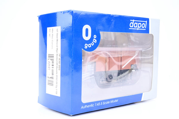 Dapol O Gauge 7F-030-009 16T Steel Mineral Wagon BR Bauxite No.B582100 - Boxed