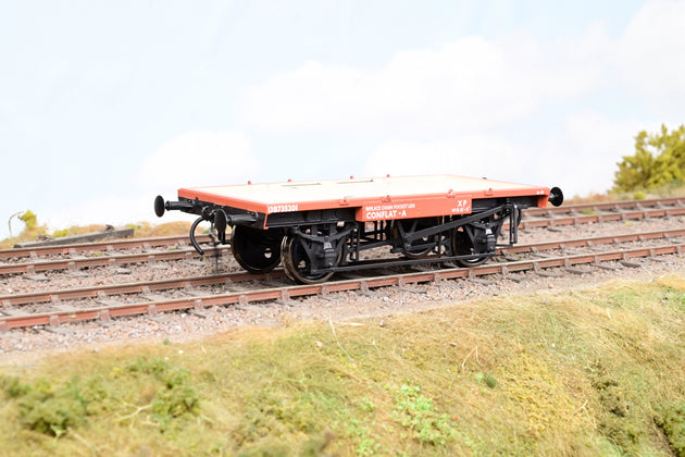 Dapol O Gauge 7F-037-102 BR Conflat A 13T No.B735201 - Boxed