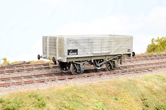 Parkside Dundas O Gauge PS33 6 Plank Open Wagon BR Grey No.E167449 - Boxed