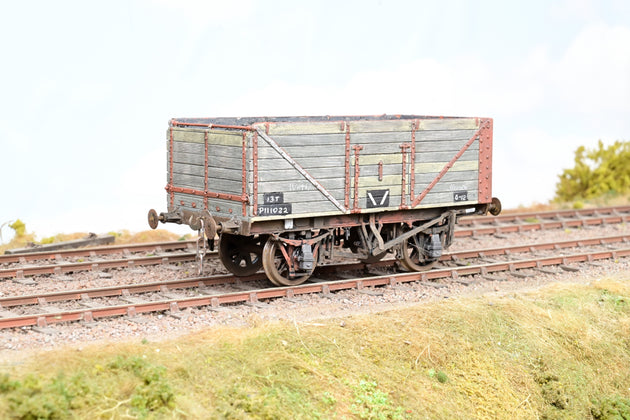 Parkside Dundas O Gauge PS33 6 Plank Open Wagon BR Grey No.P11022 - Boxed