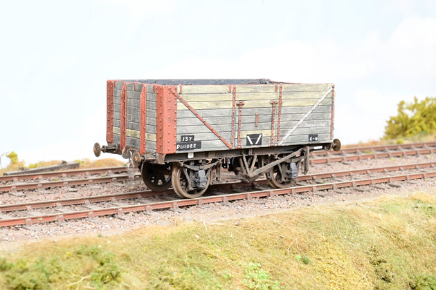 Parkside Dundas O Gauge PS33 6 Plank Open Wagon BR Grey No.P11022 - Boxed
