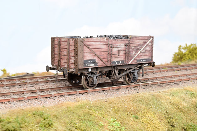 Parkside Dundas O Gauge PS33 6 Plank Open Wagon BR Grey No.P185489 - Boxed