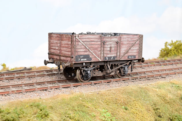 Parkside Dundas O Gauge PS33 6 Plank Open Wagon BR Grey No.P185489 - Boxed