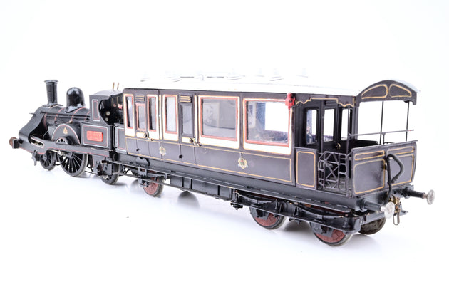 Kit Built O Gauge LNWR 2-2-2 Engineer Southwales Locomotive and Saloon
