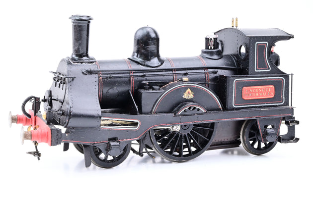 Kit Built O Gauge LNWR 2-2-2 Engineer Southwales Locomotive and Saloon