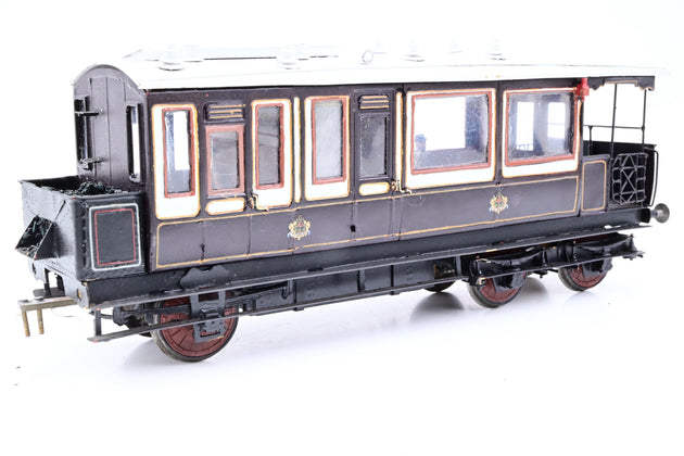 Kit Built O Gauge LNWR 2-2-2 Engineer Southwales Locomotive and Saloon