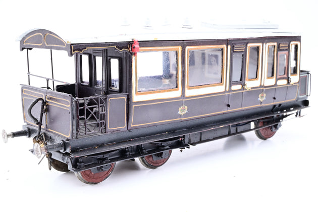 Kit Built O Gauge LNWR 2-2-2 Engineer Southwales Locomotive and Saloon