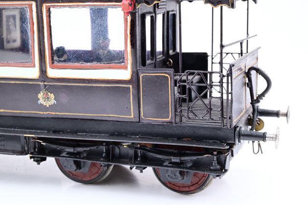 Kit Built O Gauge LNWR 2-2-2 Engineer Southwales Locomotive and Saloon