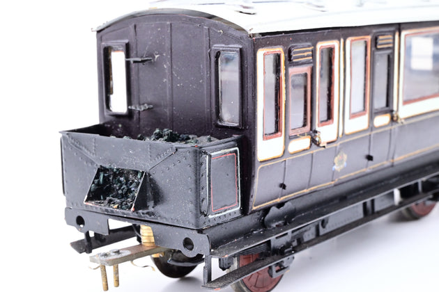 Kit Built O Gauge LNWR 2-2-2 Engineer Southwales Locomotive and Saloon