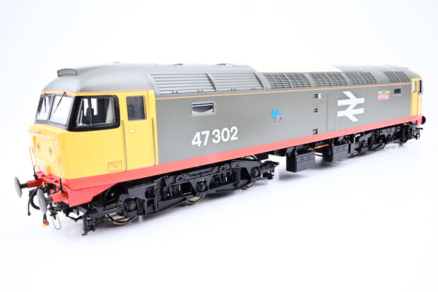 Heljan O Gauge Railfreight Red Stripe Class 47 No.47302 'Meridian' - DCC Sound, Boxed