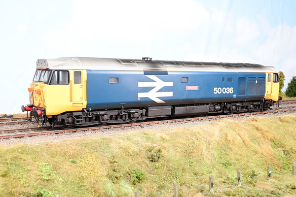 Heljan O Gauge BR Blue Large Logo Class 50 No.50035 'Victorius' - DCC Sound, Boxed