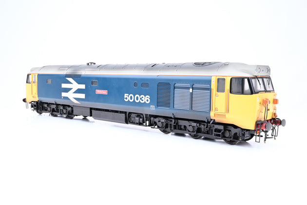 Heljan O Gauge BR Blue Large Logo Class 50 No.50035 'Victorius' - DCC Sound, Boxed