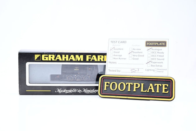 Graham Farish N Gauge 372-503 J94 Saddle Tank BR Black Late Crest No.68071 - Boxed