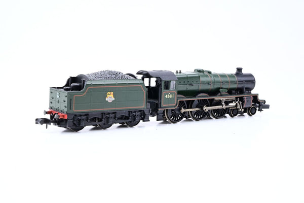Graham Farish N Gauge 372-476 Jubilee BR Green Early Emblem Hong Kong No.45611 - Boxed
