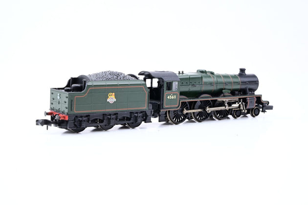 Graham Farish N Gauge 372-476 Jubilee BR Green Early Emblem Hong Kong No.45611 - Boxed