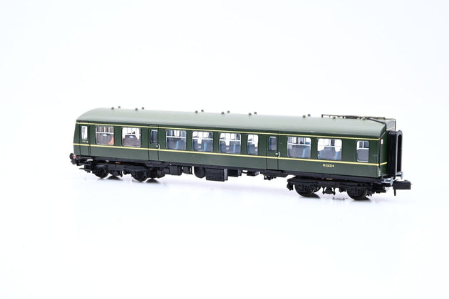 Graham Farish N Gauge 371-875 BR Class 108 DMU Green Speed Whiskers No.M56214 M50628 - Boxed