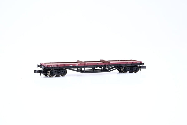Graham Farish N Gauge 373-925 30 Ton Bogie Bolster Wagon BR Gulf Red No.DB997636