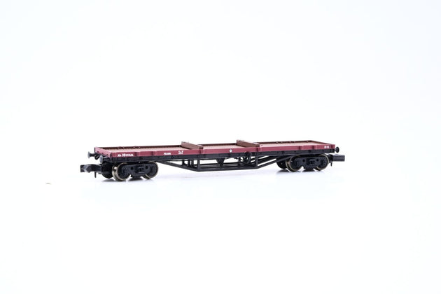 Graham Farish N Gauge 373-925 30 Ton Bogie Bolster Wagon BR Gulf Red No.DB997636