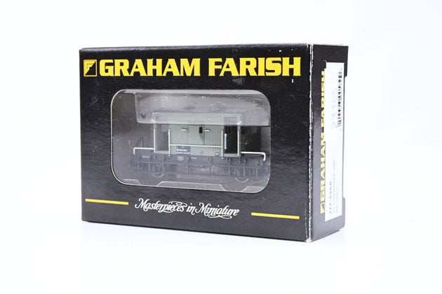Graham Farish N Gauge 377-526A 20 Ton Brake Van BR Grey No.B950884 - Boxed