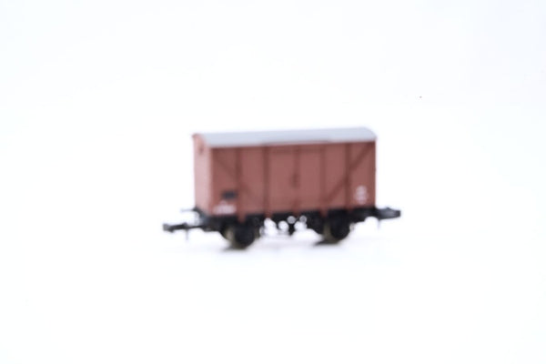 Graham Farish N Gauge 373-751 12 Ton Ventilated Box Van Plywood Sides BR Bauxite No.B784887 - Boxed