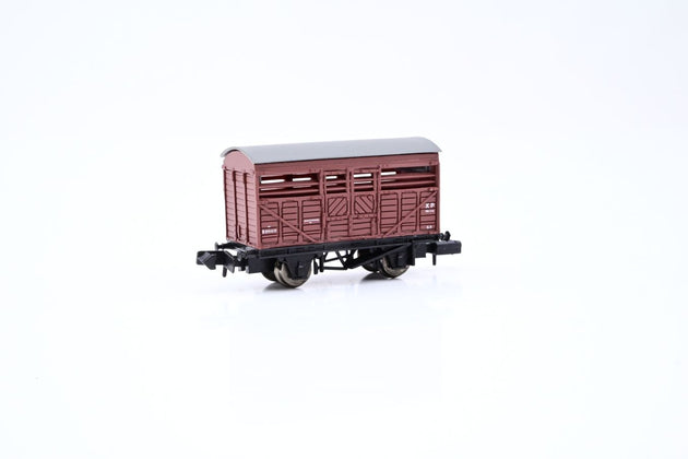 Graham Farish N Gauge 373-251A 12 Ton Cattle Van BR(M) Brown No.B891419 - Boxed