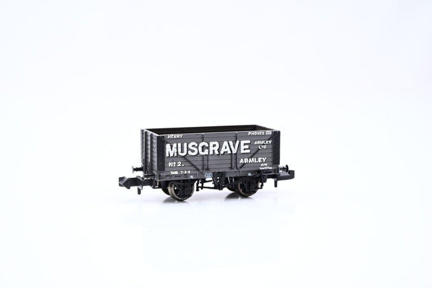 Graham Farish N Gauge 377-151 8 Plank Wagon 'Musgrave' No.2 - Boxed