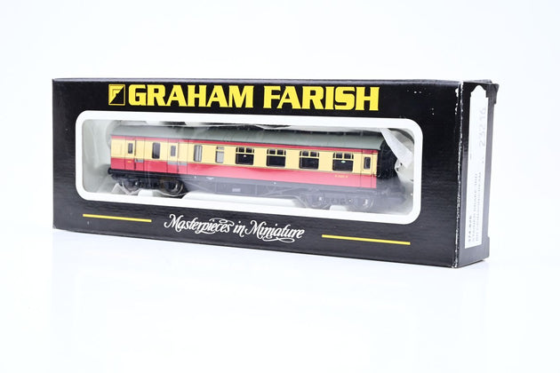 Graham Farish N Gauge 374-826 Stanier Brake 3rd BR Crimson/Cream No.M5805M - Boxed