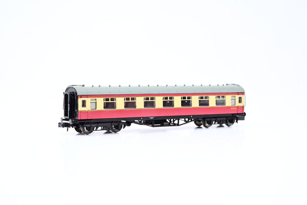 Graham Farish N Gauge 374-836 Stanier Corridor 3rd BR Crimson/Cream No.M1971M - Boxed