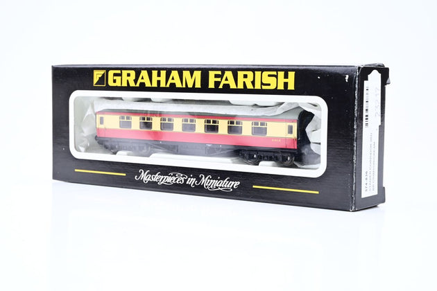 Graham Farish N Gauge 374-836 Stanier Corridor 3rd BR Crimson/Cream No.M1971M - Boxed