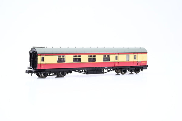 Graham Farish N Gauge 374-831 Stanier Brake 1st BR Crimson/Cream No.M5053 - Boxed