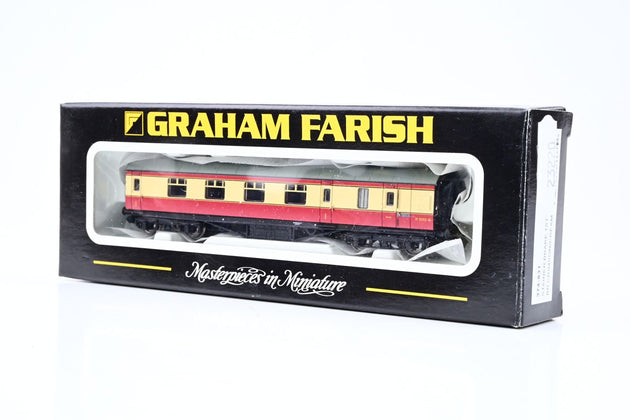 Graham Farish N Gauge 374-831 Stanier Brake 1st BR Crimson/Cream No.M5053 - Boxed