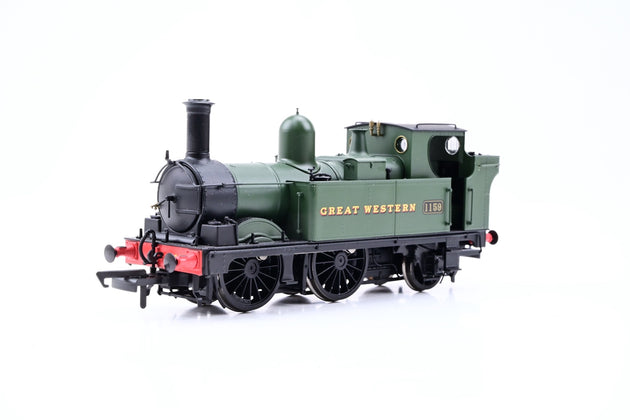 Dapol OO Gauge 4S-517-005 517 Class 0-4-2T GW Green Collett Cab No.1159 - Boxed