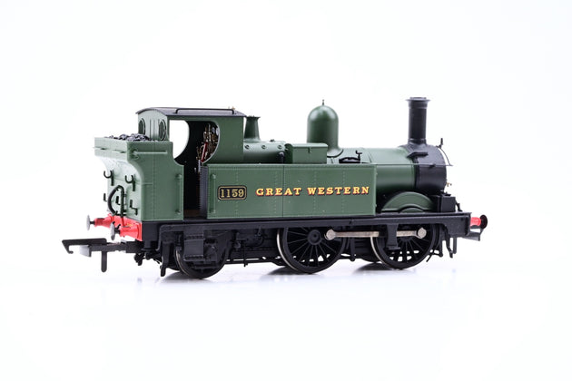 Dapol OO Gauge 4S-517-005 517 Class 0-4-2T GW Green Collett Cab No.1159 - Boxed