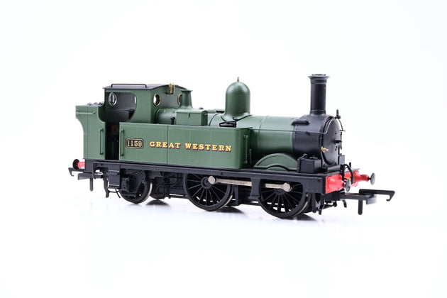 Dapol OO Gauge 4S-517-005 517 Class 0-4-2T GW Green Collett Cab No.1159 - Boxed