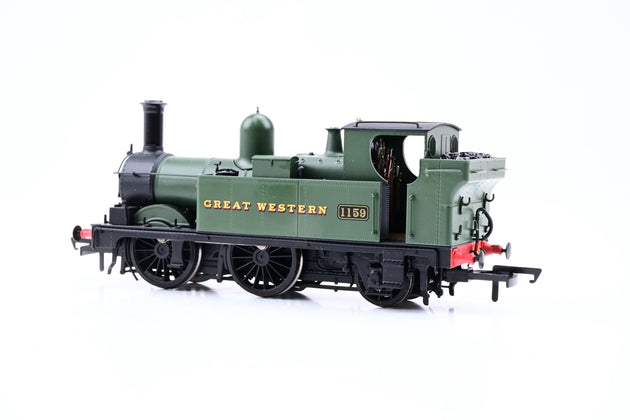 Dapol OO Gauge 4S-517-005 517 Class 0-4-2T GW Green Collett Cab No.1159 - Boxed