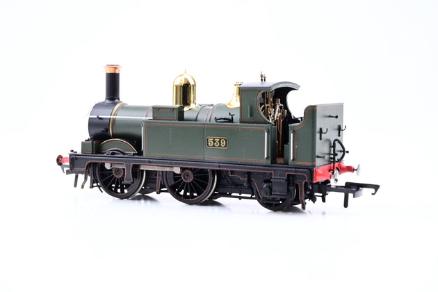 Dapol OO Gauge 4S-517-006 Class 0-4-2T Lined Black Frames Open Cab No.539 - Boxed