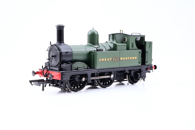 Dapol OO Gauge 4S-517-004 517 Class 0-4-2T GW Green Closed Cab No.523 - Boxed