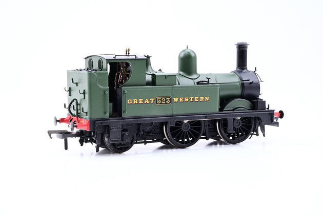 Dapol OO Gauge 4S-517-004 517 Class 0-4-2T GW Green Closed Cab No.523 - Boxed