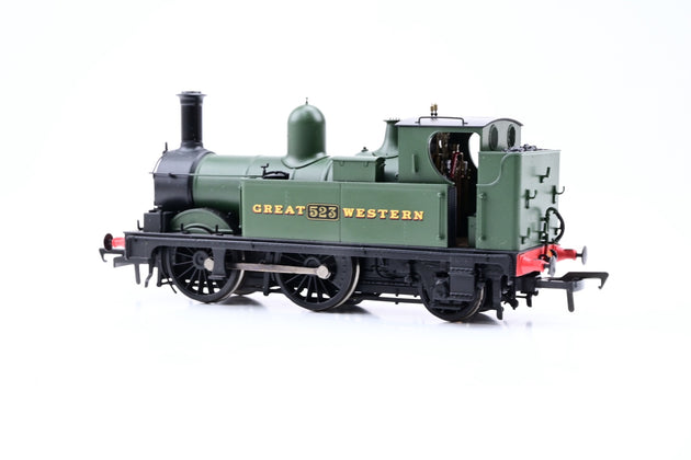 Dapol OO Gauge 4S-517-004 517 Class 0-4-2T GW Green Closed Cab No.523 - Boxed