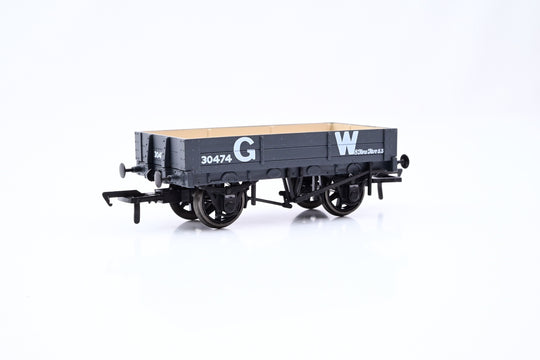Bryngaer OO Gauge WMB004 2 Plank Wagon Fixed-Sided GWR Livery No.30474 - Boxed
