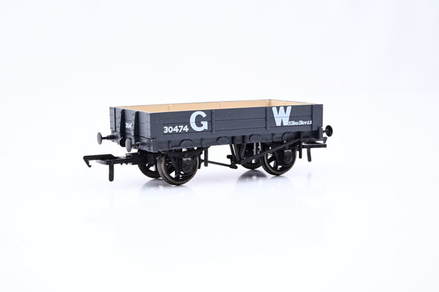 Bryngaer OO Gauge WMB004 2 Plank Wagon Fixed-Sided GWR Livery No.30474 - Boxed