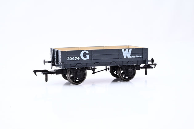 Bryngaer OO Gauge WMB004 2 Plank Wagon Fixed-Sided GWR Livery No.30474 - Boxed
