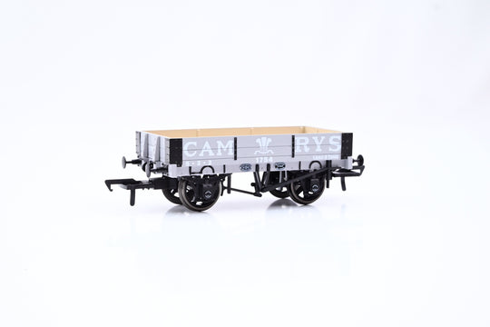 Bryngaer OO Gauge WMB002 2 Plank Wagon Fixed-Sided Cambrian Livery No.1754 - Boxed