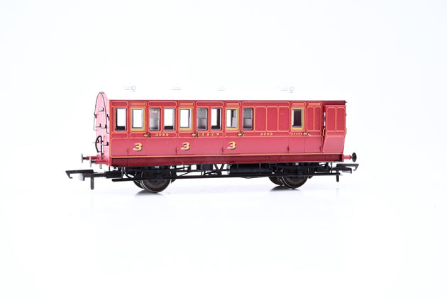Hattons OO Gauge H4-4BT-401A 4 Wheel Brake 3rd SECR Livery No.3069 - Boxed