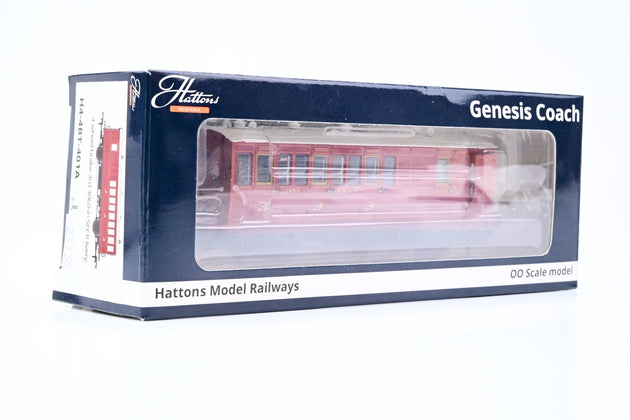 Hattons OO Gauge H4-4BT-401A 4 Wheel Brake 3rd SECR Livery No.3069 - Boxed
