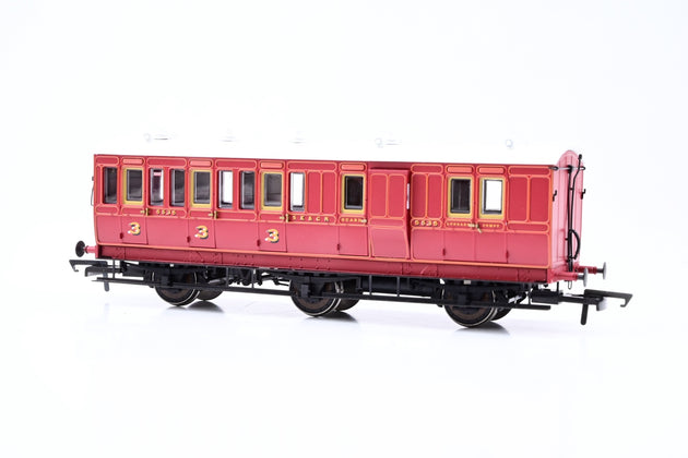 Hattons OO Gauge H4-6BT-401B 6 Wheel Brake 3rd SECR Livery No.6536- Boxed