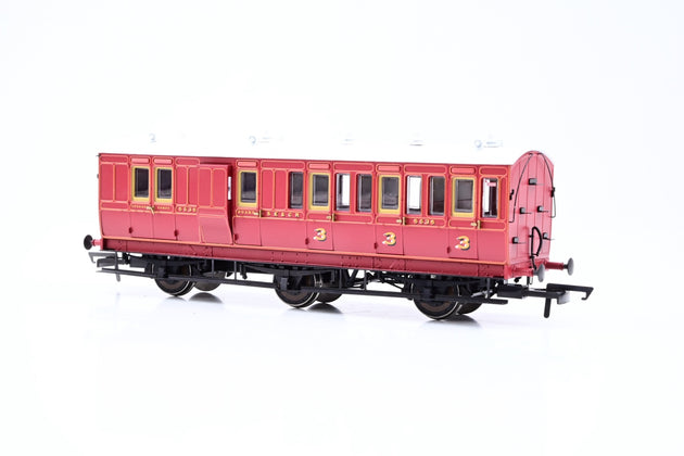 Hattons OO Gauge H4-6BT-401B 6 Wheel Brake 3rd SECR Livery No.6536- Boxed